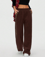 Leopard Wide Leg Sweatpants