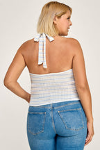 Halter Knit Top- Plus Size