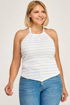 Halter Knit Top- Plus Size