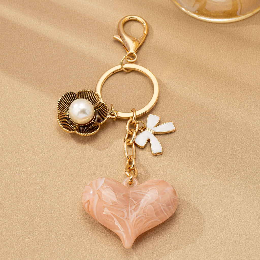Heart key chain