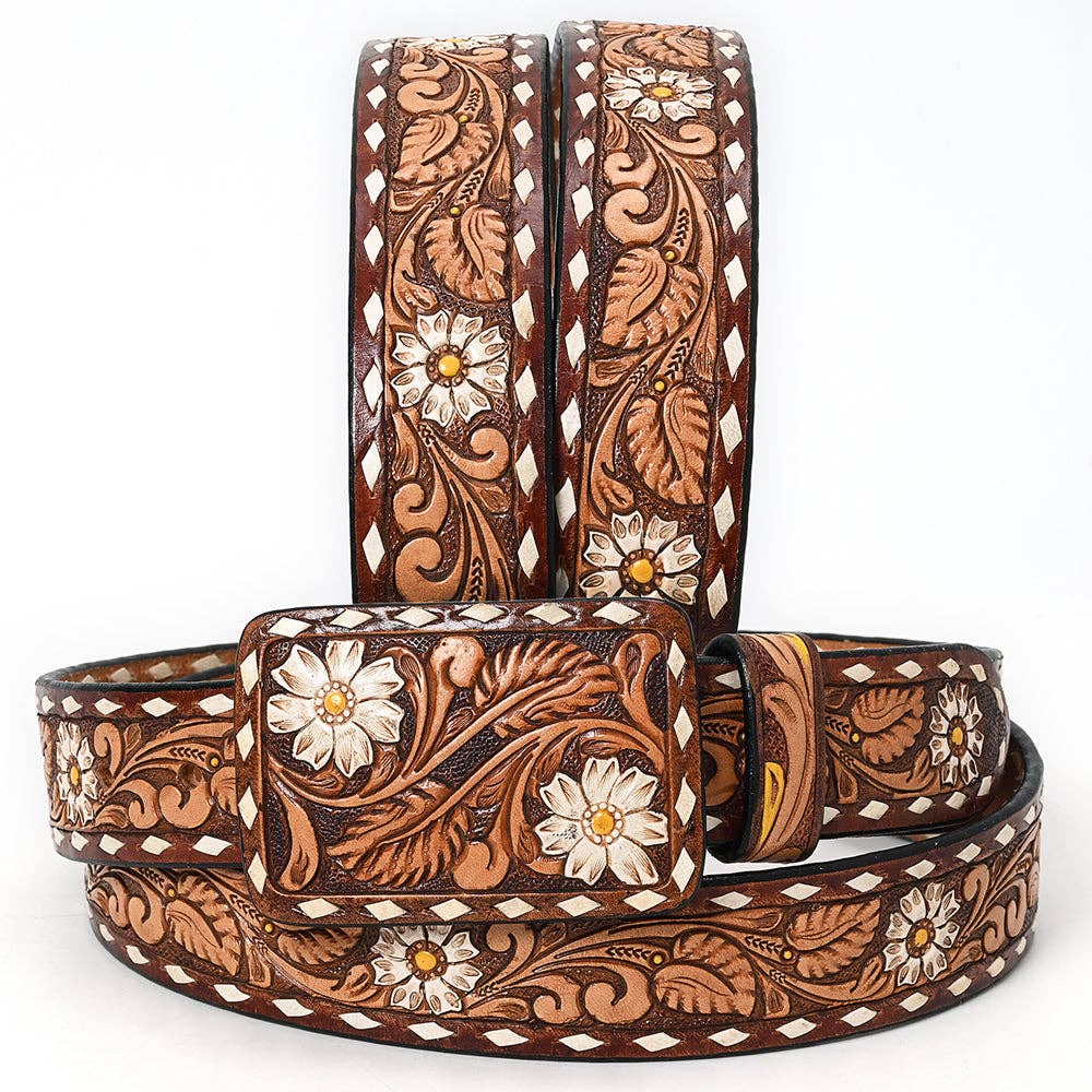 Daisy Tooled belt MED ONLY