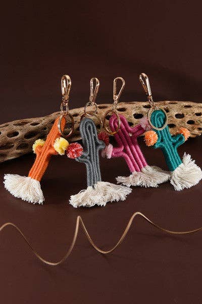 CACTUS KEY CHAIN TERRACOTTA