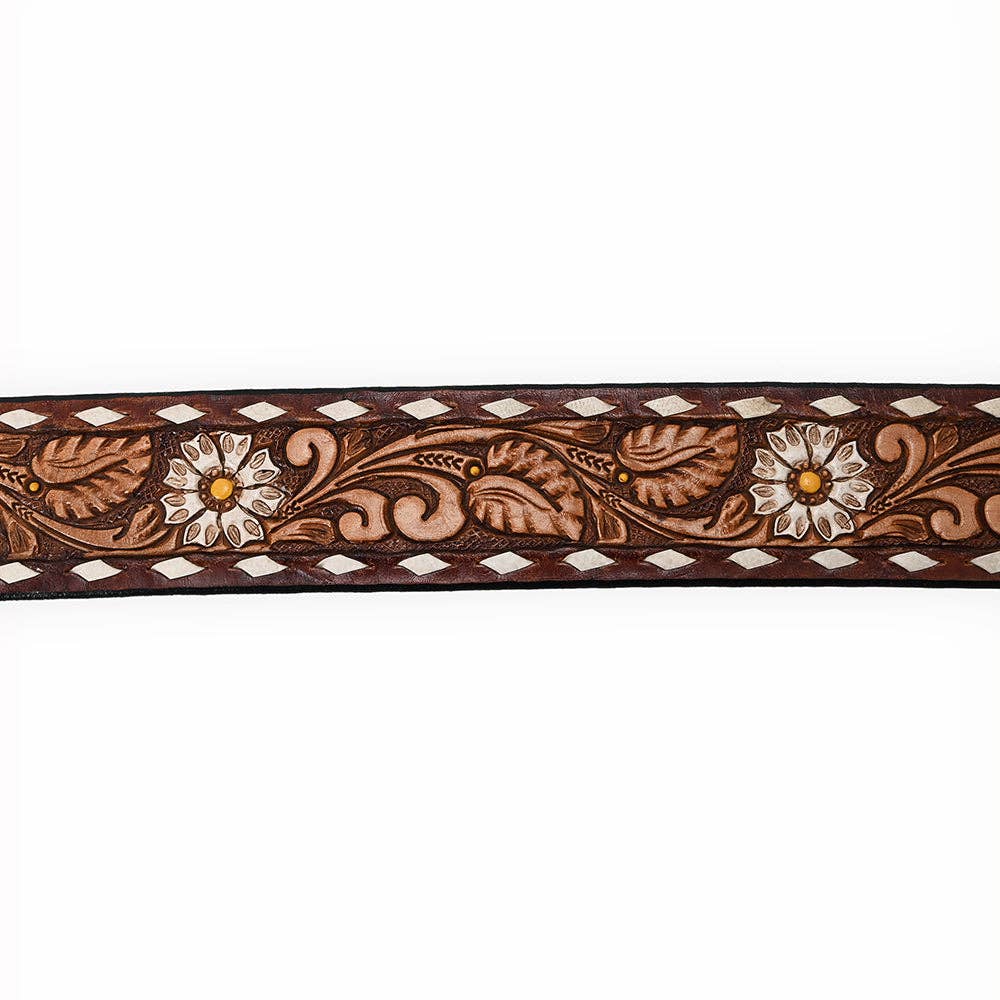 Daisy Tooled belt MED ONLY