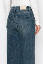 Barbara Wide Leg Cuffed Jean