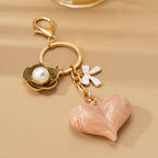 Heart key chain