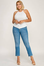 Halter Knit Top- Plus Size