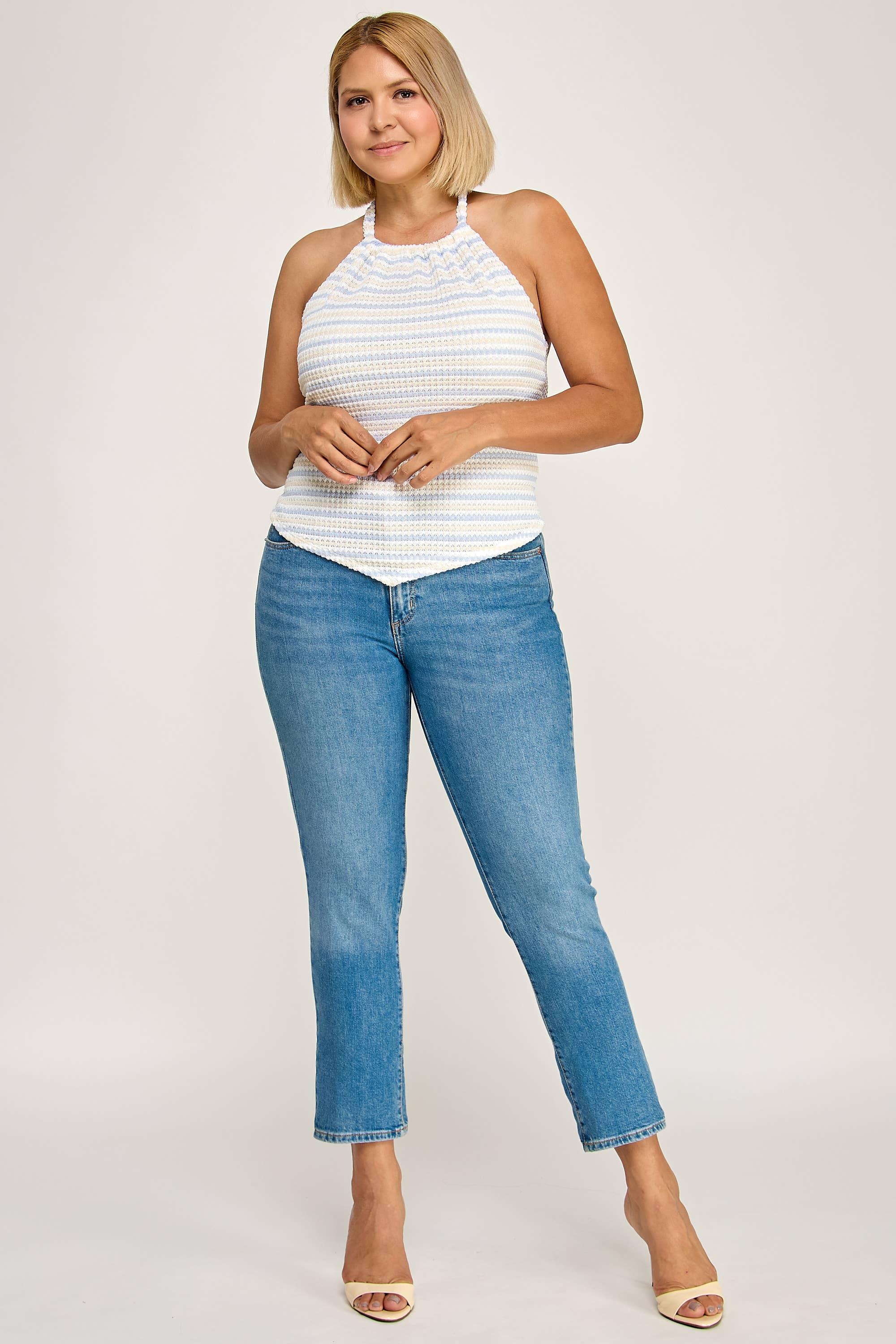 Halter Knit Top- Plus Size