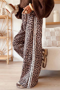 Leopard Wide Leg Pants