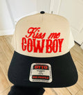 Kiss Me Cowboy Trucker Hat