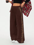 Leopard Wide Leg Sweatpants