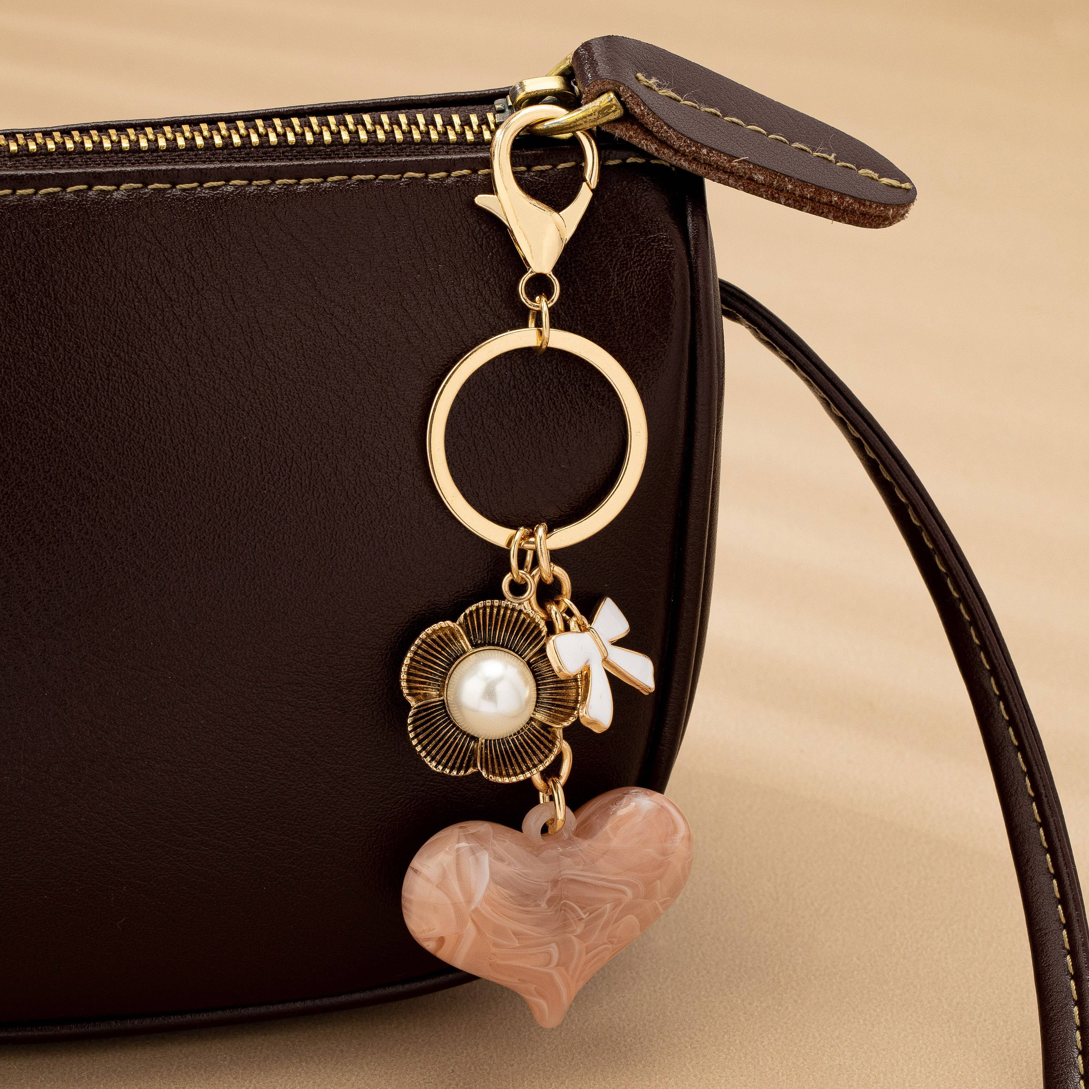 Heart key chain