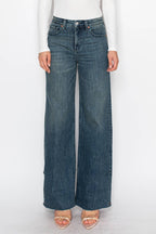 Barbara Wide Leg Cuffed Jean