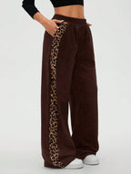 Leopard Wide Leg Sweatpants